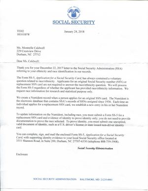 Mcaldwell SSA Receipt Letter