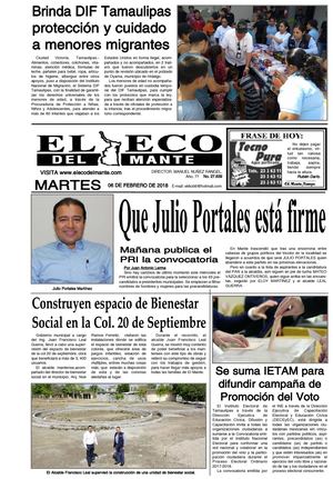 Martes 06 Febrero 18