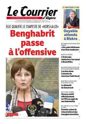 Le Courrier D'Algérie Du Mercredi 7 Février 2018
