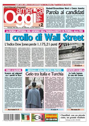 America Oggi 6 Febbraio 2018