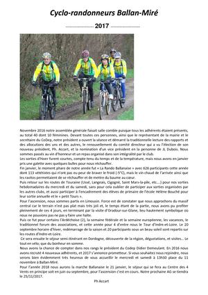 Notre Club de 2005 à ce Jour