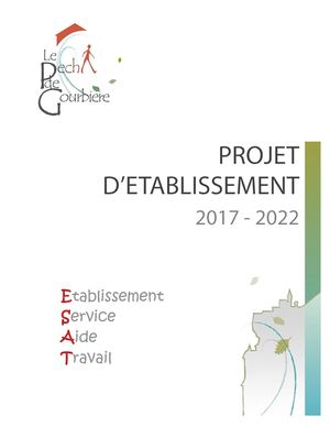Projet d'établissement de l'Esat