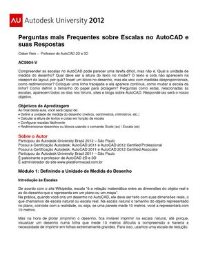 Perguntas Mais Frequentes Sobre Escalas No Auto Cad E Suas Respostas