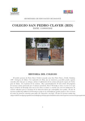 Colegio San Pedro Claver Ied