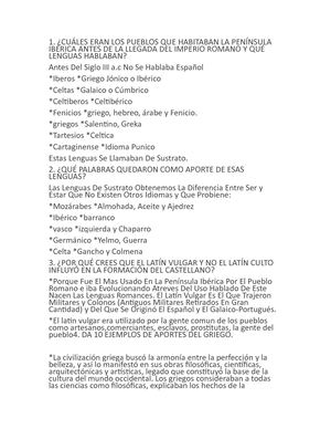 Tarea De Español (1)