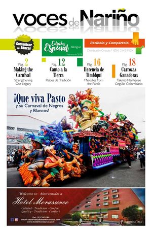 Edición Especial Bilingûe Voces De Nariño Carnaval De Negros Y Blancos