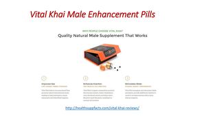 Vital Khai Review : Vital Khai Pills