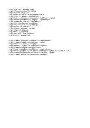 Alternative link sprotingbet