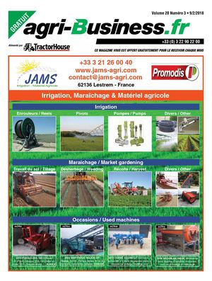 AGRI BUSINESS VOLUME 20 NUMÉRO 03 • 09/02/2018