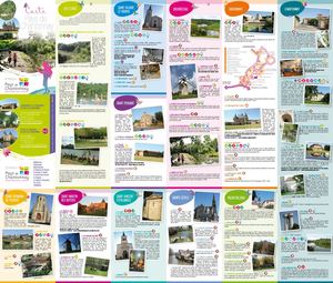 Carte touristique du Pays de Chantonnay