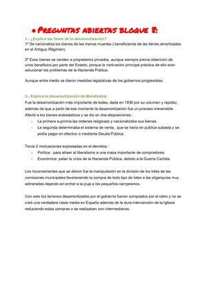 Preguntas Abiertas Cuestiones Bloque 8