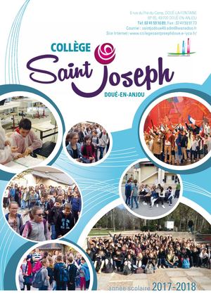 Plaquette St Joseph Doué La Fontaine 2017