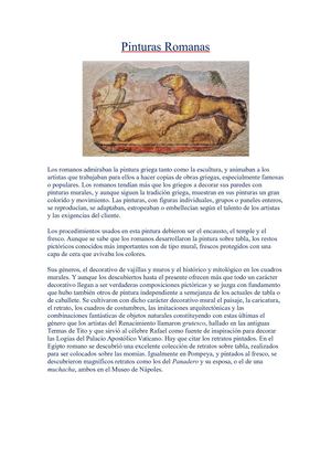 Pinturas Romanas