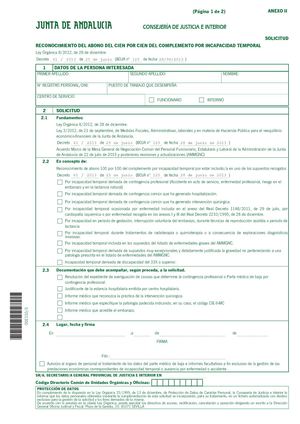 Reconocimiento Abono 100% por Incapacidad Temporal