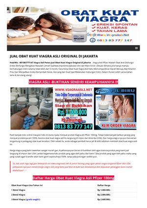 JUAL OBAT KUAT VIAGRA ASLI ORIGINAL DI JAKARTA