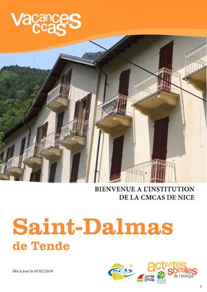 Livret d'Accueil Saint-Dalmas - 2018