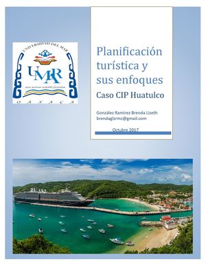 Ensayo Enfoques De La Planeación Turística