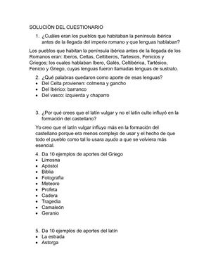 Soluciòn Del Cuestionario