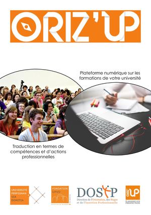 UPVD - Plaquette Oriz'Up