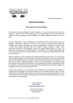 BTS - Communiqué de presse Image In