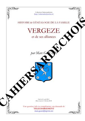 Vergèze du Mazel & d'Aubussargues