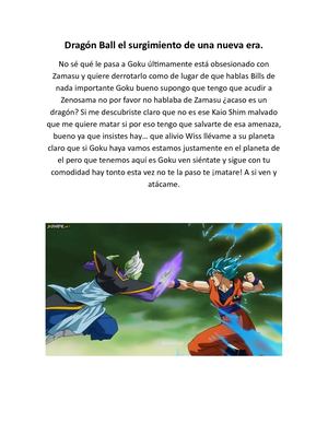Dragón Ball El Surgimiento De Una Nueva Era