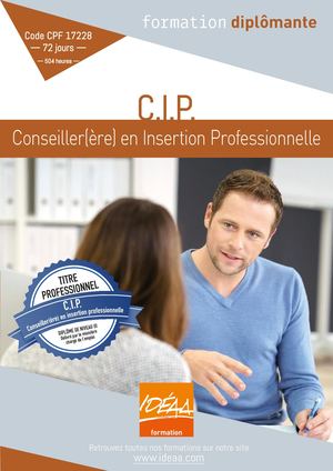 Formation CIP : Conseiller en Insertion Professionnelle