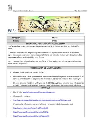 El Racismo En La Música 1eso