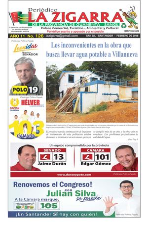 San Gil Periodico La Zigarra Edicion 126