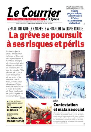 Le Courrier D'Algérie Du Mardi 13 Février 2018