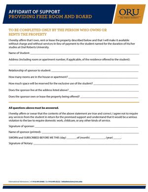 20170609 - Affidavit Of Support