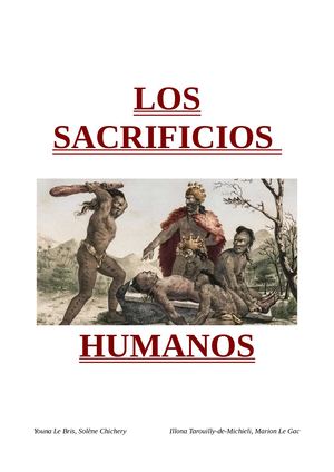 LOS SACRIFICIOS HUMANOS