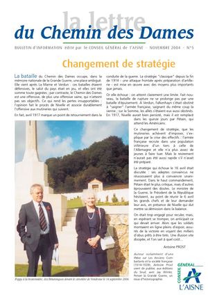 La Lettre Du Chemin Des Dames N° 5 - Novembre 2004