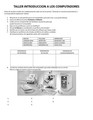 Taller Introduccion A Los Computadores
