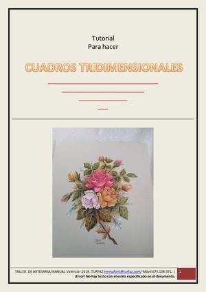 Tutorial Hacer Cuadros Tridimensionales