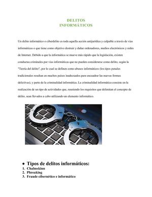 Delitos Informaticos