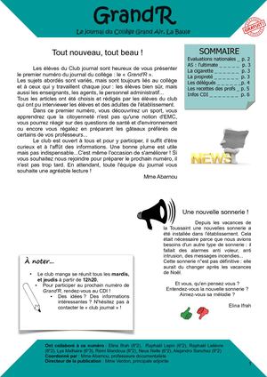 Le Grand R' - collège Grand Air