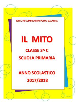 3 C Il Mito Pubblicazione Testi