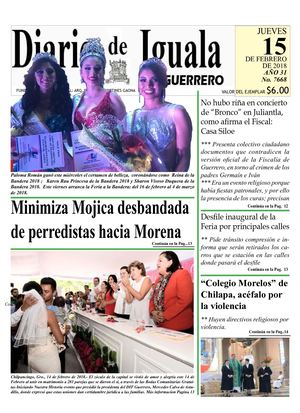 Diario De Iguala Jueves 15 De Febrero De 2018