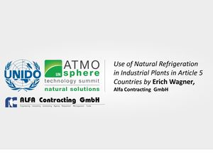 Use of Natural Refrigeration in Industrial Plants in Article 5 Countries