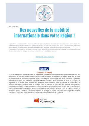 Newsletter 6 - Juin 2017