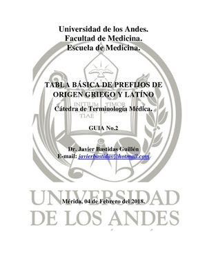 Tabla De Prefijos De Origen Griego Y Latinos 2018