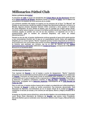 Millonarios Fútbol Club