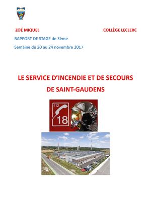 Vrai Rapport De Stage 2