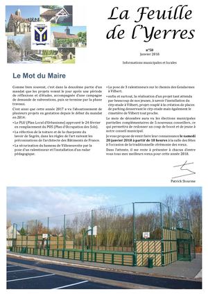 Feuille de l'Yerres n°58