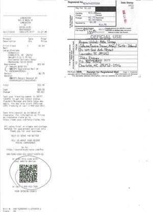 A4V Duke Energy (Mail Receipts)