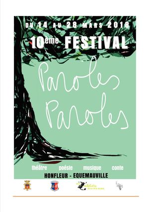 Paroles paroles Brochure 2018