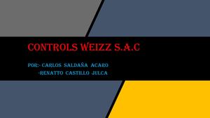 Controls Weizz S