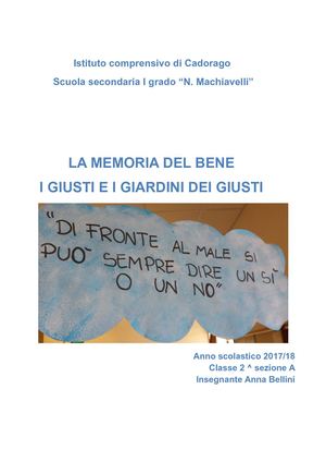 I Giusti E I Giardini Dei Giusti 2018
