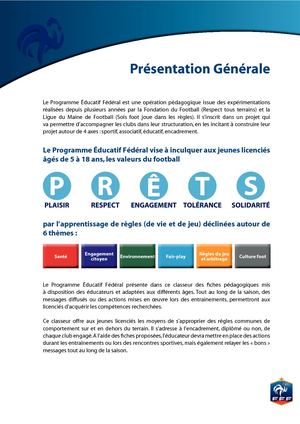 FFF Fiche ACT EDU Presentation 2